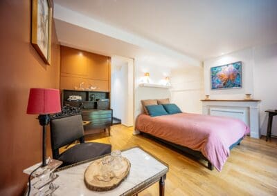 Chambre à La maison Joséphine et le café Rousse